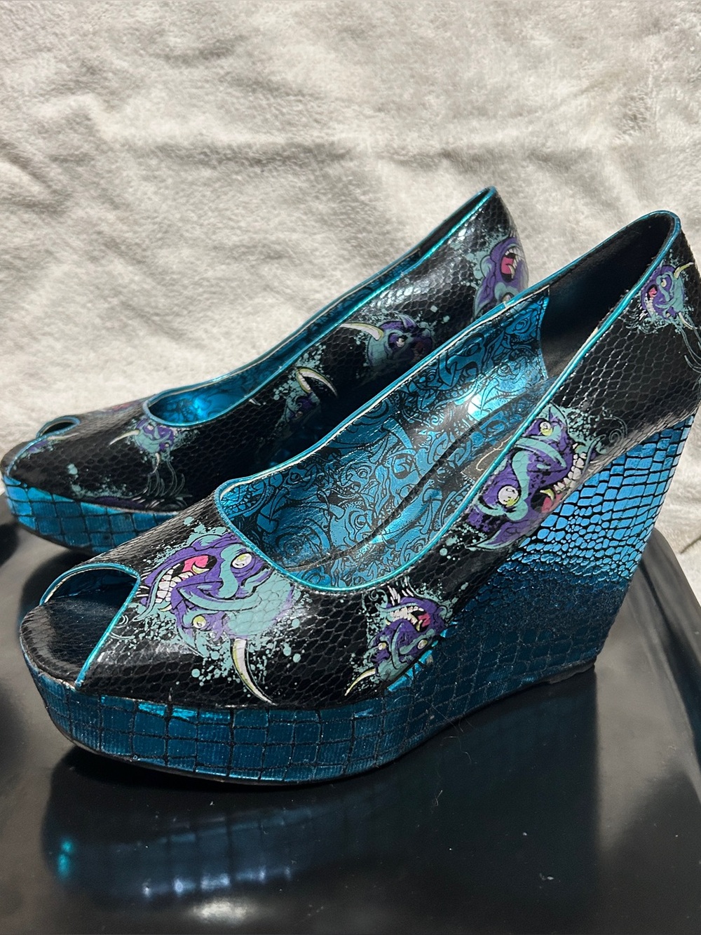Iron Fist Frak Attack Platform Wedge Shoes